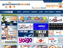 Tablet Screenshot of algemesi.guiacomerciolocal.es